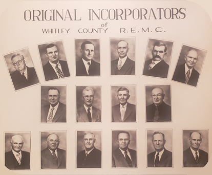 Founding members of Whitley County REMC