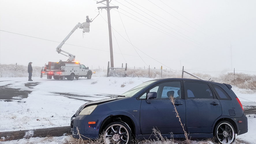 Don’t turn a minor accident with a utility pole into a life-threatening situation.