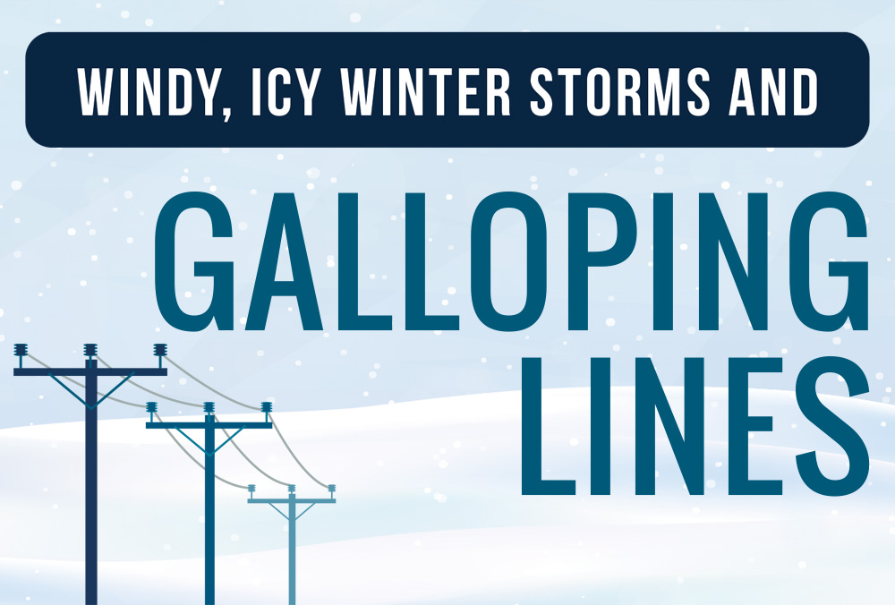 Windy, icy winter storms and galloping lines. What to know.