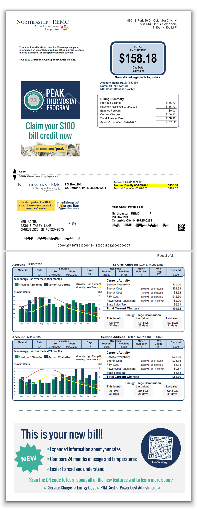 Understanding Your Bill Northeastern REMC